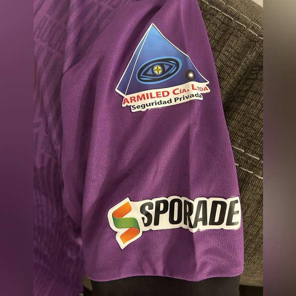 Umbro Authentic S.D. Aucas Purple Soccer 2023 Ecuador Jersey Men’s Sz: M - Picture 6 of 9